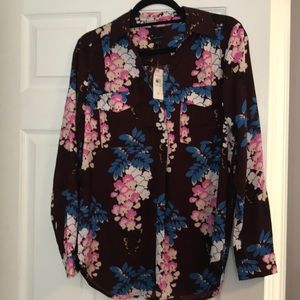Floral Print Ann Taylor shirt